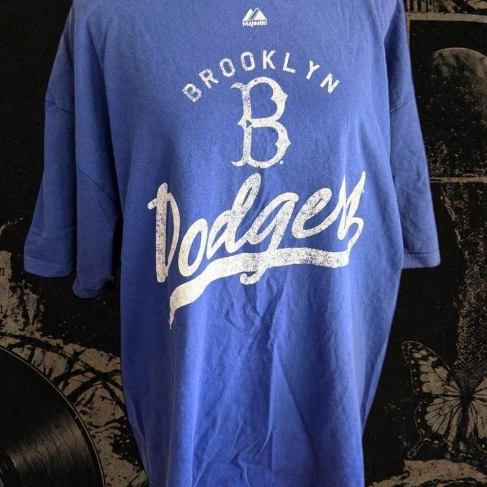 Majestic Brooklyn Dodgers Jackie Robinson #42 T-Shirt 2XL